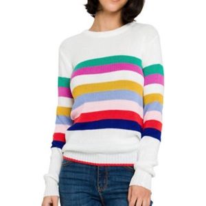 English Factory Rainbow Striped Sweater